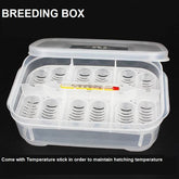 Reptile Egg Incubator Professional Hatcher Hatching Box Case Tray Plastic Breeding Incubator for Hatching Snake, Lizards, Reptiles, Gecko